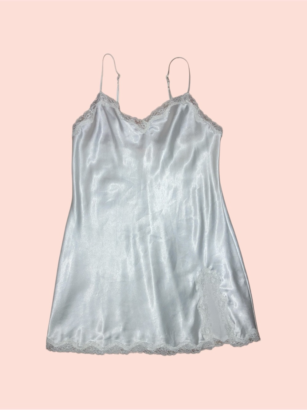 Vintage 2002 White Lace Slip